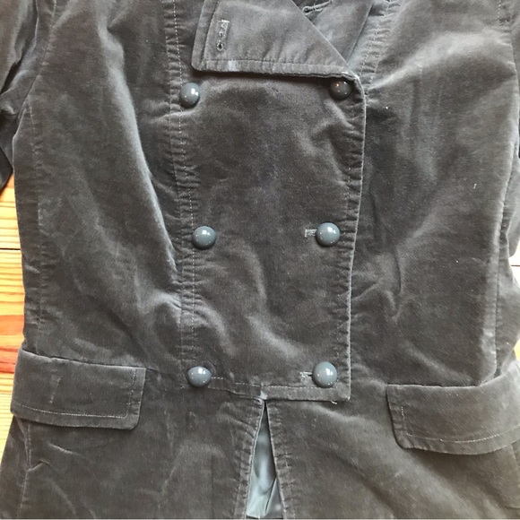 Talbots Velvet Double-Breasted Blazer, EUC, 8 - Picture 5 of 16